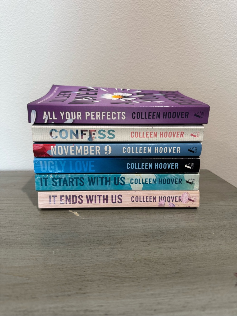 Colleen Hoover Book Lot 6 Romance Novels It Ends With Us Confess Ugly Love VGUC - Picture 2 of 4